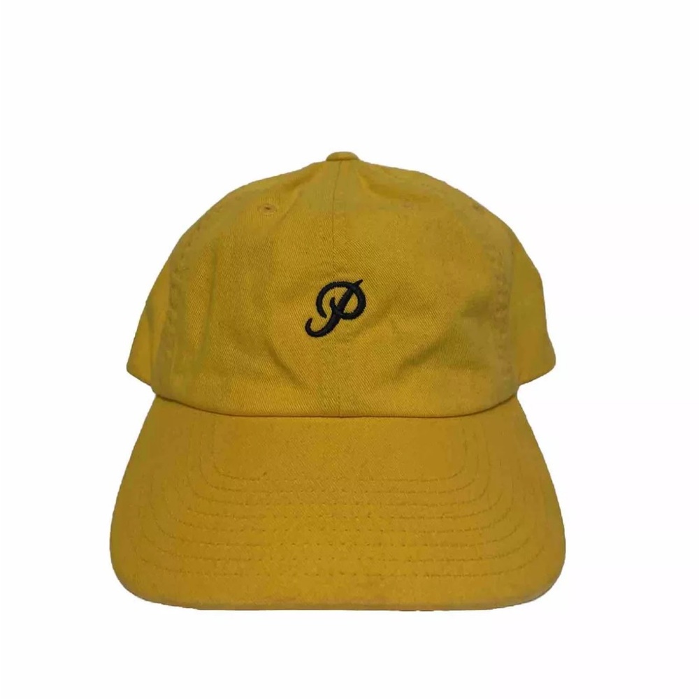 Primitive Skateboarding Yellow & Navy Blue Adjustable Hat Embroidered